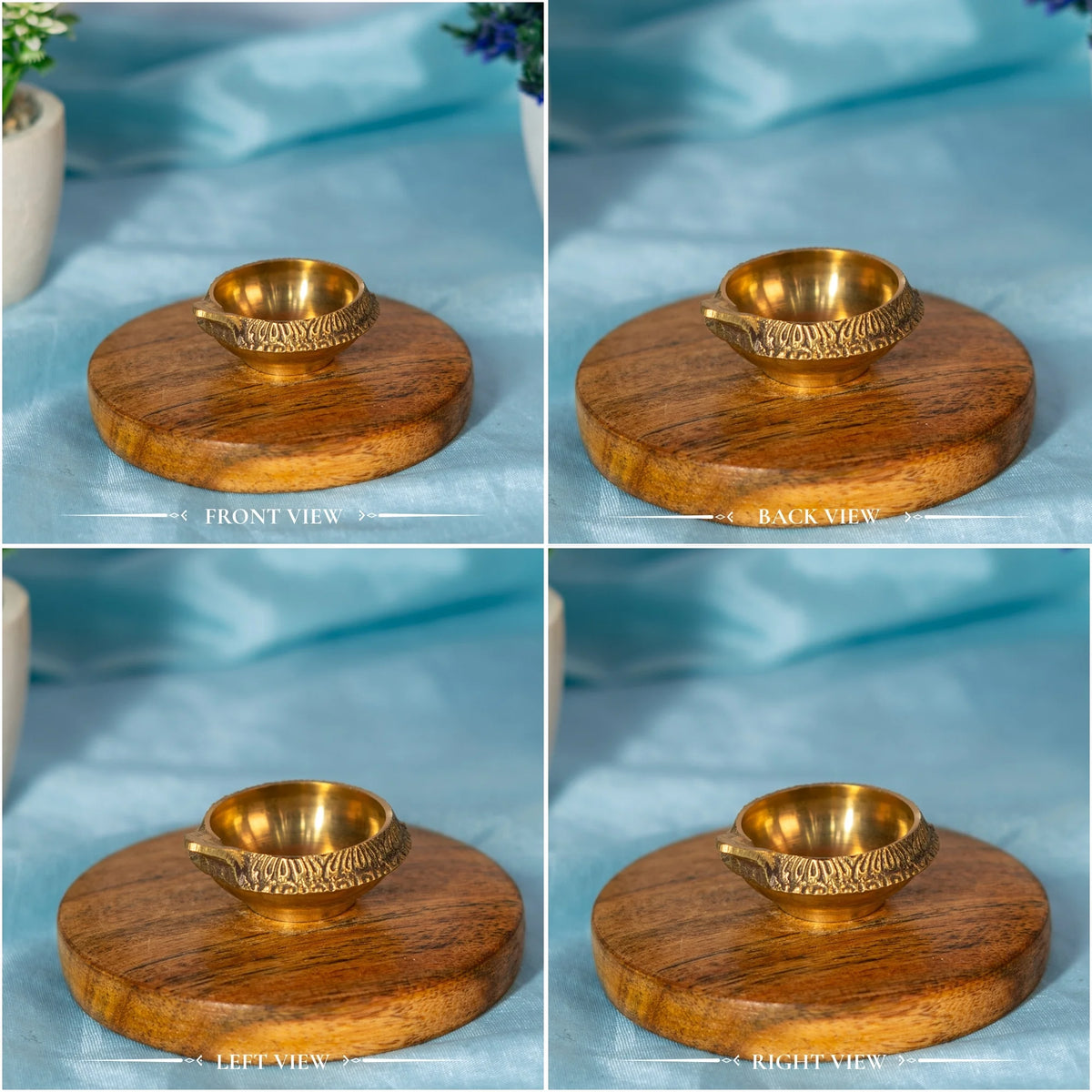 100% Pure Brass Kuber Diya