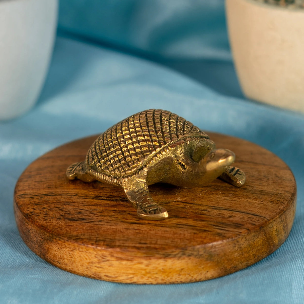 100% Pure Brass Tortoise for Good Luck Large