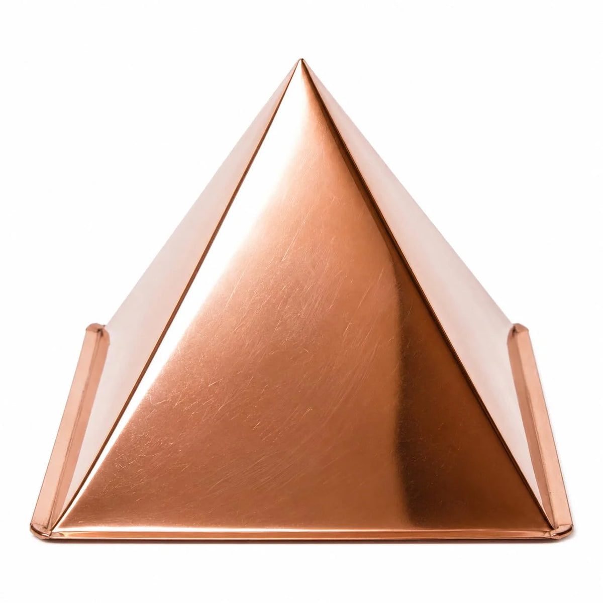 100% Pure Copper Pyramid 2" inch for Positive Vastu Energy for Vibrations at Home, Office, Factory, Plot Powerful Positive Energy Remedies Health and Wealth Benefits Boost Positive Energy