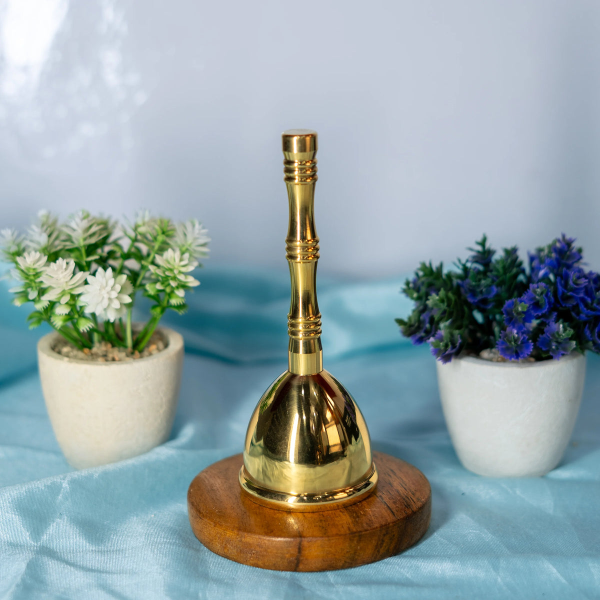 100% Pure Brass Ahamdabadi Style| Traditional Ghanti for Puja, Aarti & Home Temple