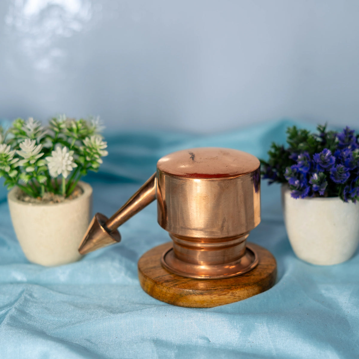 100% Pure Copper Naiti Kalash For Yoga | Kalash for Pooja Worship Temple Home |Copper Lota for Puja |Tambe Ka Lota for Drinking Water