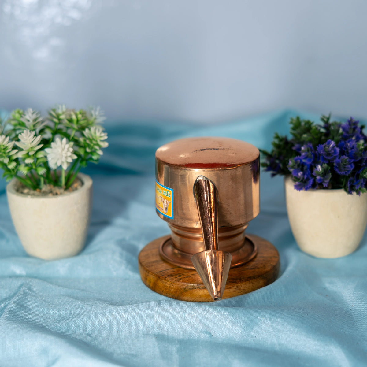 100% Pure Copper Naiti Kalash For Yoga | Kalash for Pooja Worship Temple Home |Copper Lota for Puja |Tambe Ka Lota for Drinking Water