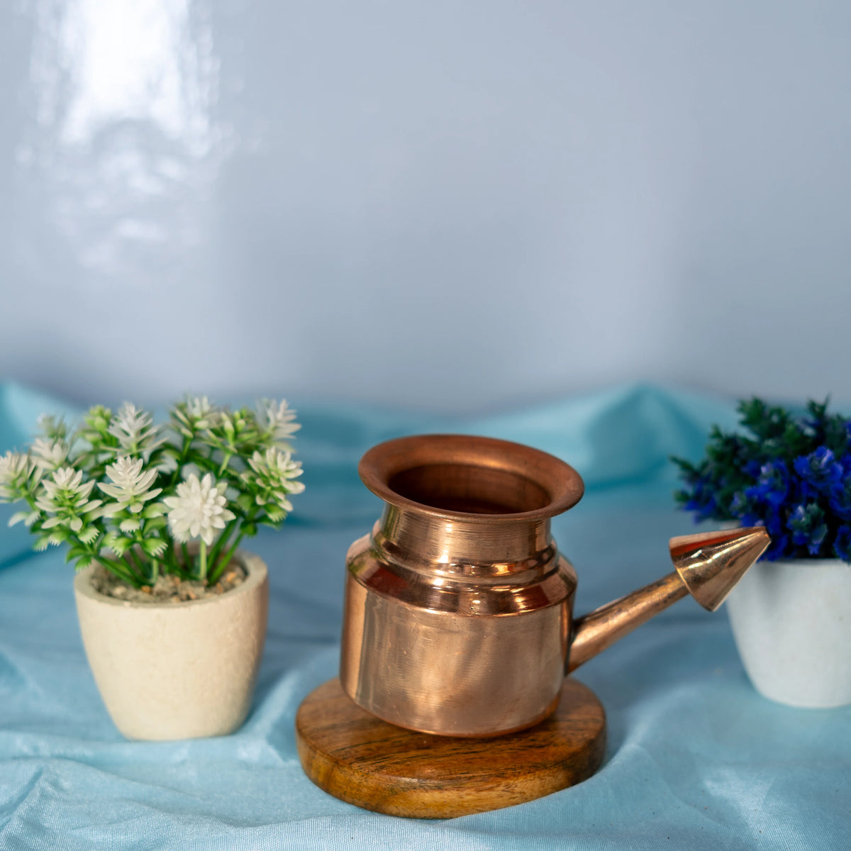 100% Pure Copper Naiti Kalash For Yoga | Kalash for Pooja Worship Temple Home |Copper Lota for Puja |Tambe Ka Lota for Drinking Water
