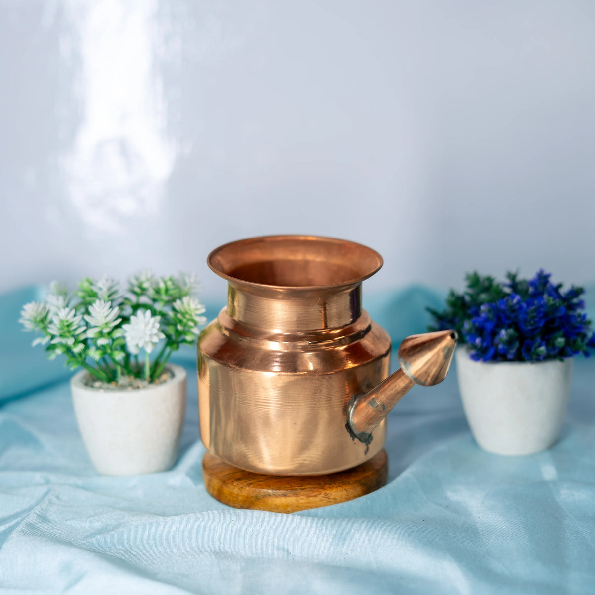 100% Pure Copper Naiti Kalash For Yoga | Kalash for Pooja Worship Temple Home |Copper Lota for Puja |Tambe Ka Lota for Drinking Water