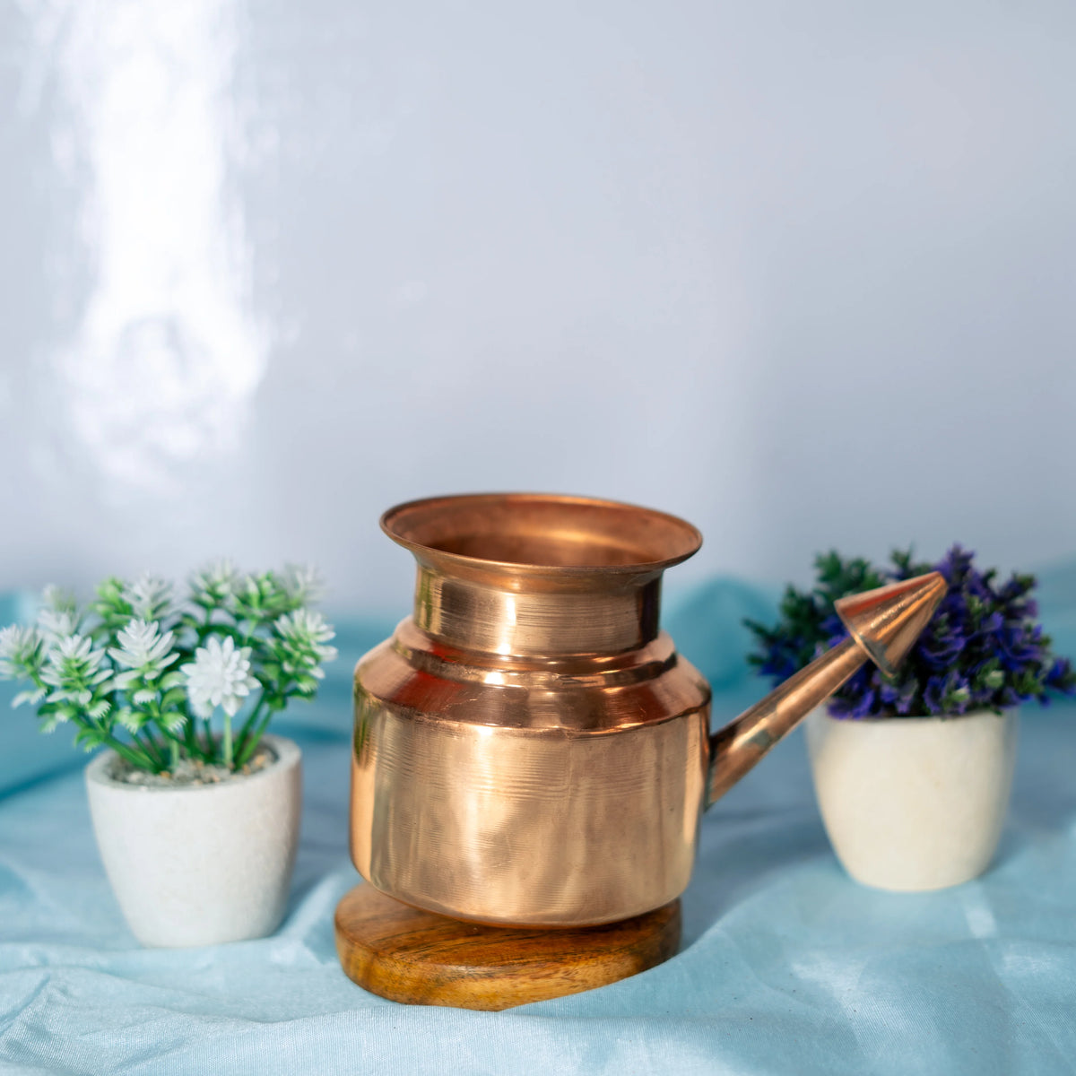 100% Pure Copper Naiti Kalash For Yoga | Kalash for Pooja Worship Temple Home |Copper Lota for Puja |Tambe Ka Lota for Drinking Water